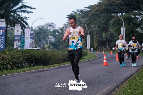 Race photo from Taman Budaya x BOGORUN 2025