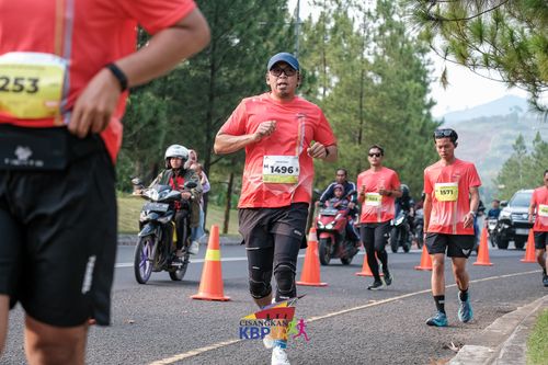 Race photo from CISANGKAN KBP CITY RUN 2025
