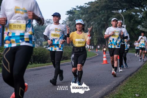 Race photo from Taman Budaya x BOGORUN 2025