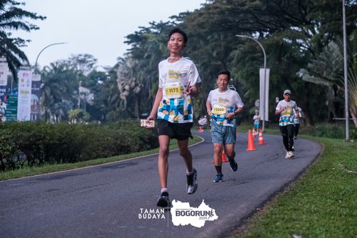 Race photo from Taman Budaya x BOGORUN 2025