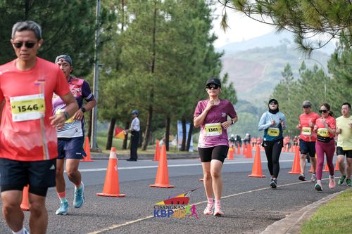 Race photo from CISANGKAN KBP CITY RUN 2025