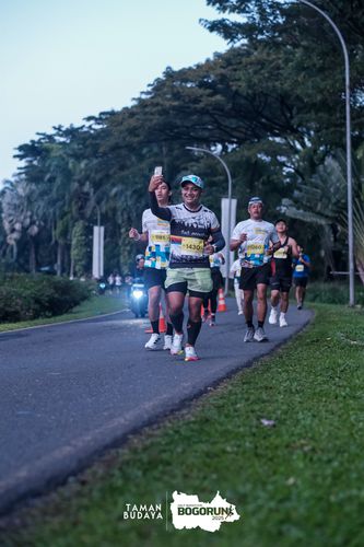 Race photo from Taman Budaya x BOGORUN 2025