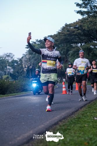 Race photo from Taman Budaya x BOGORUN 2025