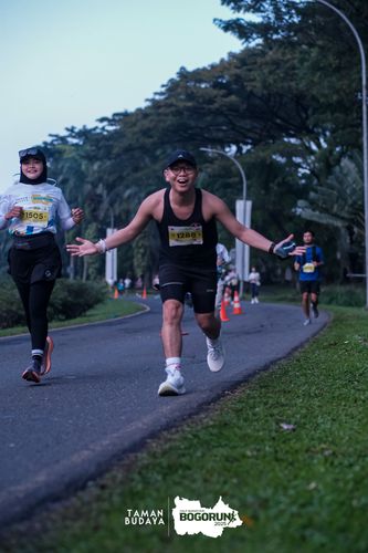 Race photo from Taman Budaya x BOGORUN 2025
