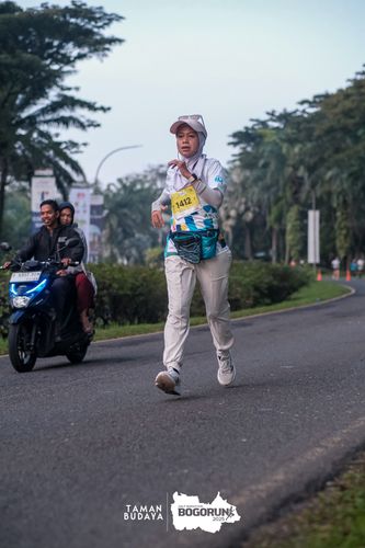 Race photo from Taman Budaya x BOGORUN 2025