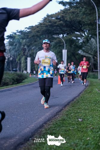 Race photo from Taman Budaya x BOGORUN 2025