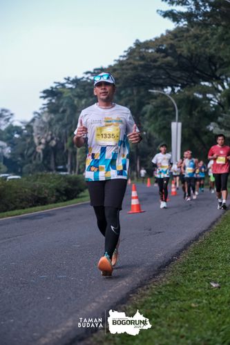 Race photo from Taman Budaya x BOGORUN 2025