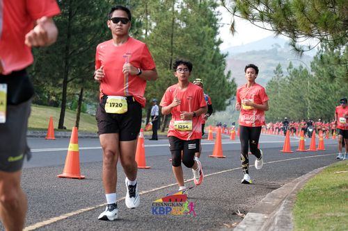 Race photo from CISANGKAN KBP CITY RUN 2025