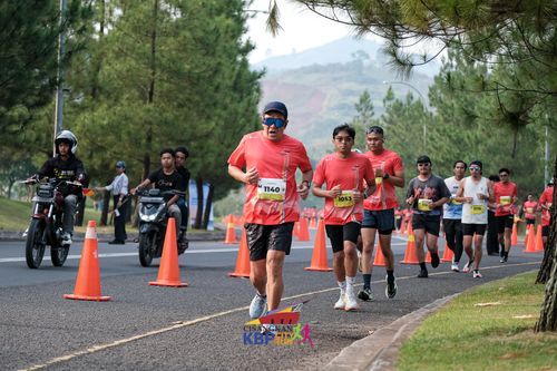 Race photo from CISANGKAN KBP CITY RUN 2025
