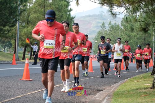 Race photo from CISANGKAN KBP CITY RUN 2025