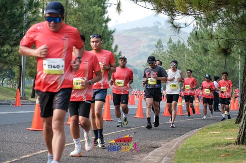 Race photo from CISANGKAN KBP CITY RUN 2025