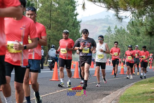 Race photo from CISANGKAN KBP CITY RUN 2025