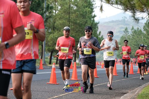 Race photo from CISANGKAN KBP CITY RUN 2025
