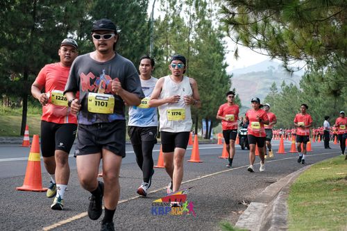 Race photo from CISANGKAN KBP CITY RUN 2025