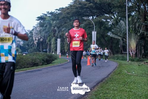 Race photo from Taman Budaya x BOGORUN 2025