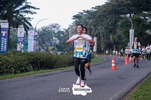 Race photo from Taman Budaya x BOGORUN 2025