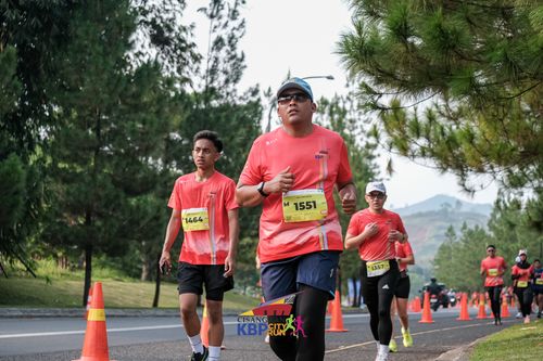 Race photo from CISANGKAN KBP CITY RUN 2025