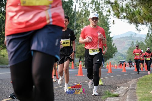 Race photo from CISANGKAN KBP CITY RUN 2025