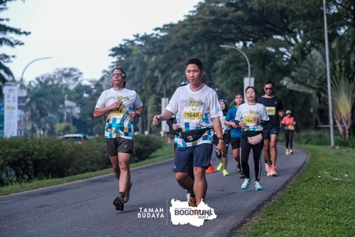 Race photo from Taman Budaya x BOGORUN 2025