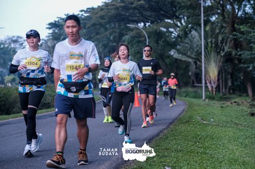 Race photo from Taman Budaya x BOGORUN 2025