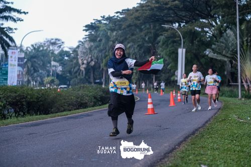 Race photo from Taman Budaya x BOGORUN 2025