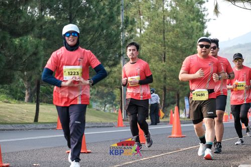 Race photo from CISANGKAN KBP CITY RUN 2025