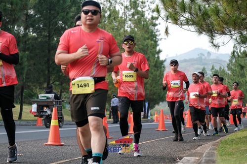 Race photo from CISANGKAN KBP CITY RUN 2025