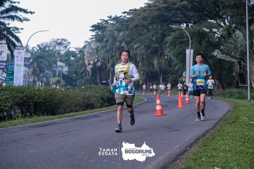 Race photo from Taman Budaya x BOGORUN 2025