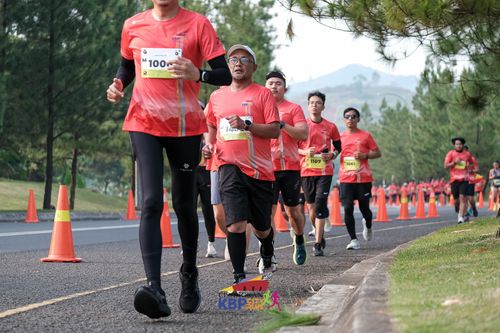 Race photo from CISANGKAN KBP CITY RUN 2025