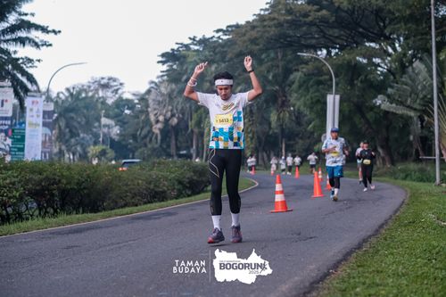 Race photo from Taman Budaya x BOGORUN 2025
