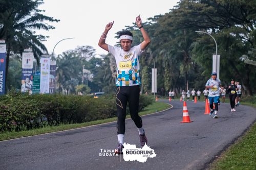 Race photo from Taman Budaya x BOGORUN 2025