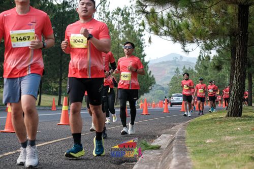 Race photo from CISANGKAN KBP CITY RUN 2025
