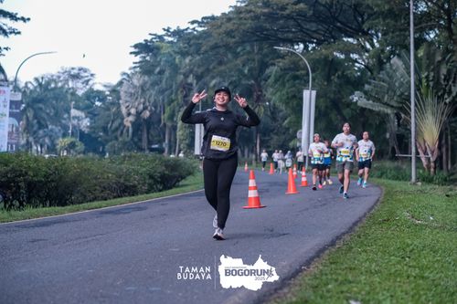 Race photo from Taman Budaya x BOGORUN 2025