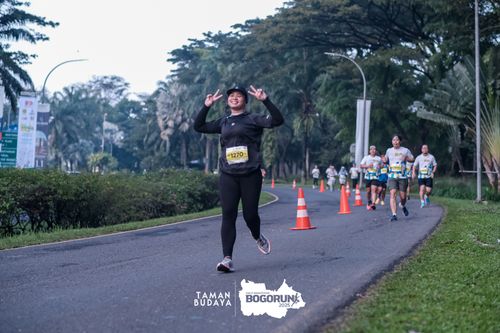 Race photo from Taman Budaya x BOGORUN 2025