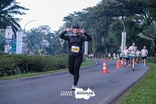 Race photo from Taman Budaya x BOGORUN 2025