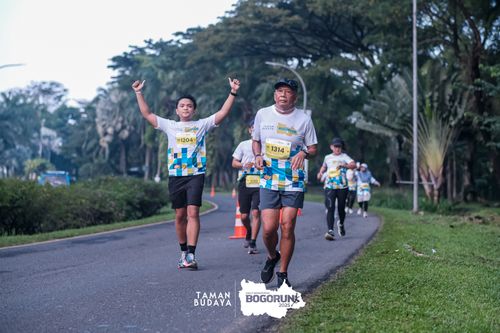 Race photo from Taman Budaya x BOGORUN 2025