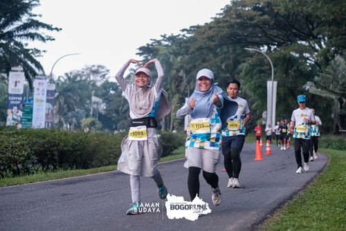 Race photo from Taman Budaya x BOGORUN 2025