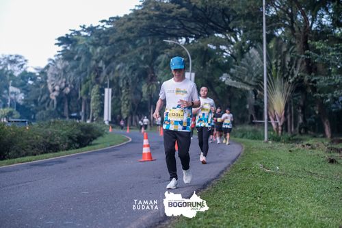 Race photo from Taman Budaya x BOGORUN 2025