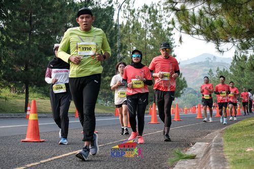 Race photo from CISANGKAN KBP CITY RUN 2025