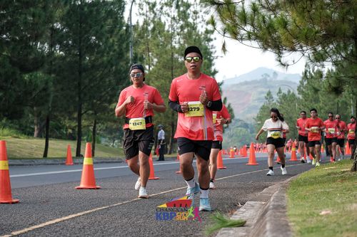 Race photo from CISANGKAN KBP CITY RUN 2025