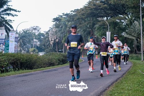 Race photo from Taman Budaya x BOGORUN 2025