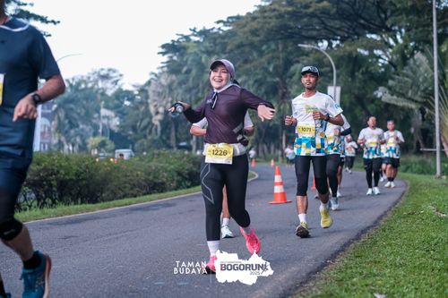 Race photo from Taman Budaya x BOGORUN 2025
