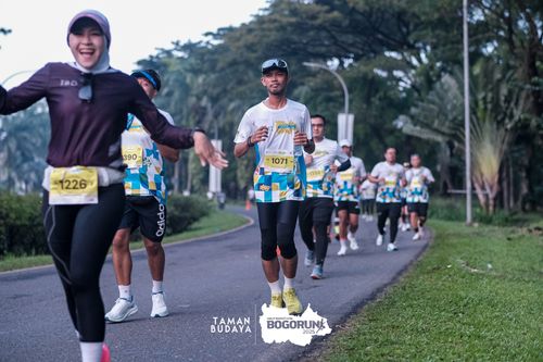Race photo from Taman Budaya x BOGORUN 2025