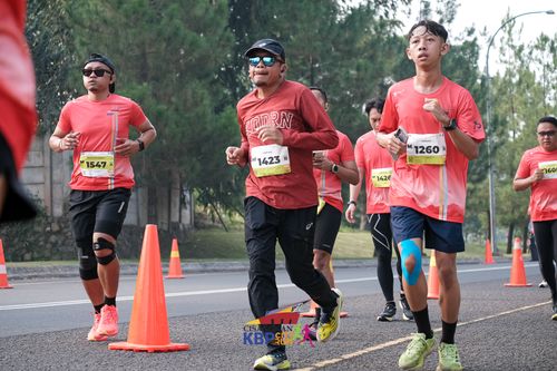 Race photo from CISANGKAN KBP CITY RUN 2025