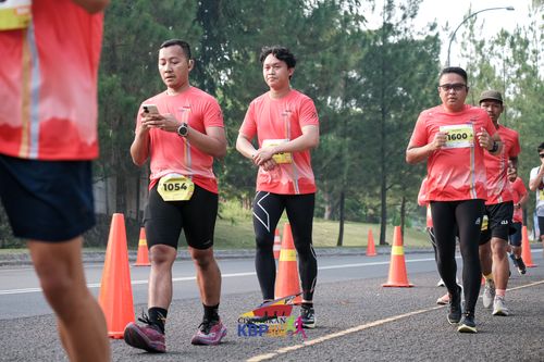 Race photo from CISANGKAN KBP CITY RUN 2025