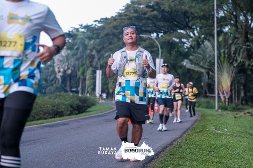 Race photo from Taman Budaya x BOGORUN 2025