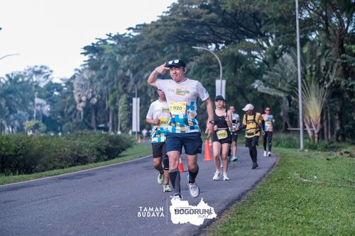 Race photo from Taman Budaya x BOGORUN 2025