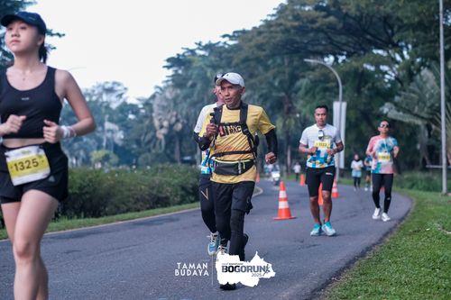Race photo from Taman Budaya x BOGORUN 2025