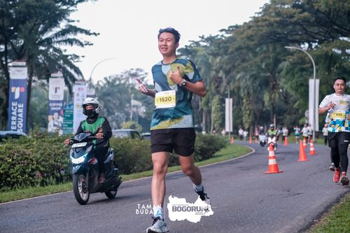 Race photo from Taman Budaya x BOGORUN 2025