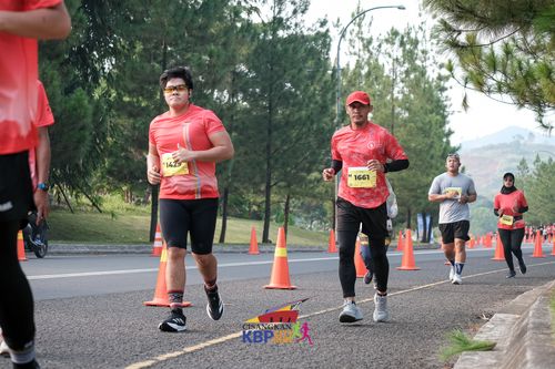 Race photo from CISANGKAN KBP CITY RUN 2025